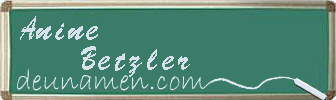 Anine Betzler Visitenkarte